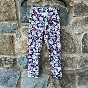 Lululemon Altheltica Align Crop 21" Leggings in Utopia Multi Size 4